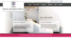 Desktop Screenshot of dentureclinicottawa.com